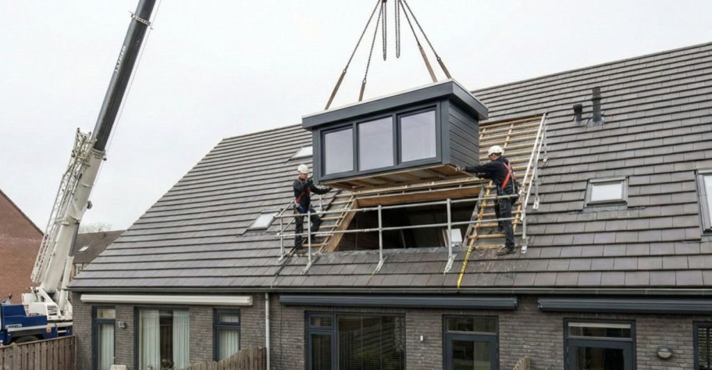 Dakkapel in Nijmegen - Prefab dakkapel